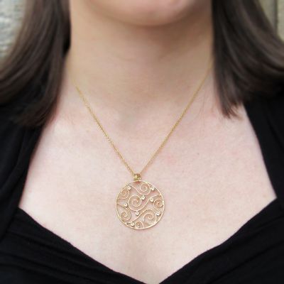 Unbreaking Wave Necklace [18K Gold]
