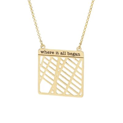 Enchanted Map Statement Necklace [18K Gold Vermeil]
