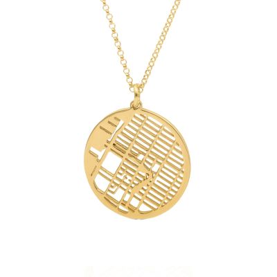 Talisa Map Necklace [18K Gold Vermeil]