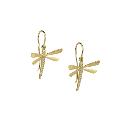 Lucky Wings Earrings [18K Gold]