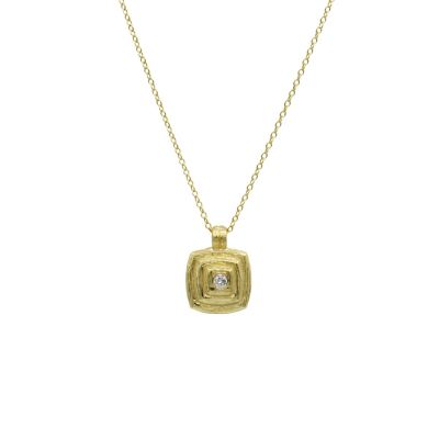 Four Corners Gold Necklace [18K Gold]