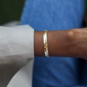Harmony Herringbone Bracelet [18K Gold Vermeil]