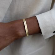 Harmony Herringbone Bracelet [18K Gold Vermeil]