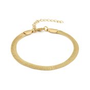 Harmony Herringbone Bracelet [18K Gold Vermeil]