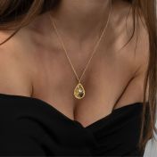 Cherished Spot Silhouette Map Necklace [18K Gold Vermeil]