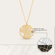 Tied Together Map Necklace [18K Gold Vermeil]