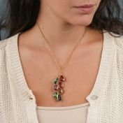 Enchanted Rain Birthstone Necklace [18K Gold Vermeil]