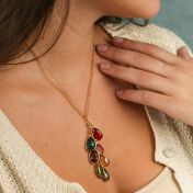 Enchanted Rain Birthstone Necklace [18K Gold Vermeil]