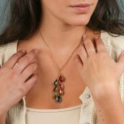 Enchanted Rain Birthstone Necklace [18K Gold Vermeil]