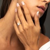 Helena Engagement Ring - Emerald Cut [14 Karat White Gold]