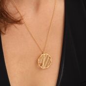 Tied Together Map Necklace [18K Gold Vermeil]