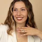 Dazzling Love Map Necklace [18K Gold Vermeil]