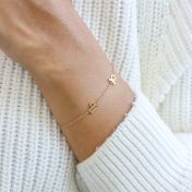 Helena Zodiac Bracelet [14 Karat Gold]