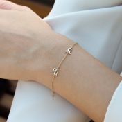 Helena Zodiac Bracelet [14 Karat Gold]