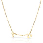 Helena Zodiac Necklace [14 Karat Gold]
