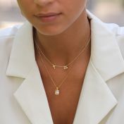 Helena Zodiac Necklace [14 Karat Gold]