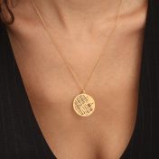 Talisa Map Necklace [14 Karat Gold]
