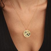 Precious Spot Map Silhouette Necklace [18K Gold Vermeil]