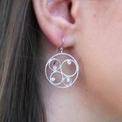 Circles of Harmony Earrings [18K White Gold]