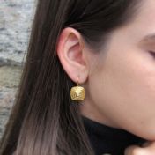 Four Corners Gold Earrings [18K Gold]
