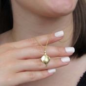 Aspen Leaf Necklace [18K Gold]