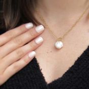 A Handle on Things Pearl Necklace [18K Gold]
