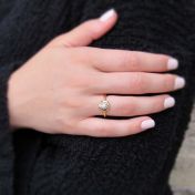 Ever Seeing Dimond Ring [18K Gold]