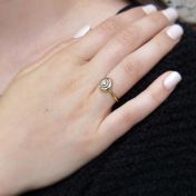 Ever Seeing Dimond Ring [18K Gold]