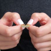 Gold Bar Ring [18K Gold]