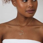 Spheres of Love Diamond Necklace [18K Gold Vermeil]