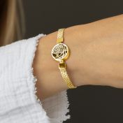 Talisa Silhouette Map Bracelet [18K Gold Vermeil]