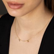 Helena Diamond Zodiac Necklace [14 Karat Gold]