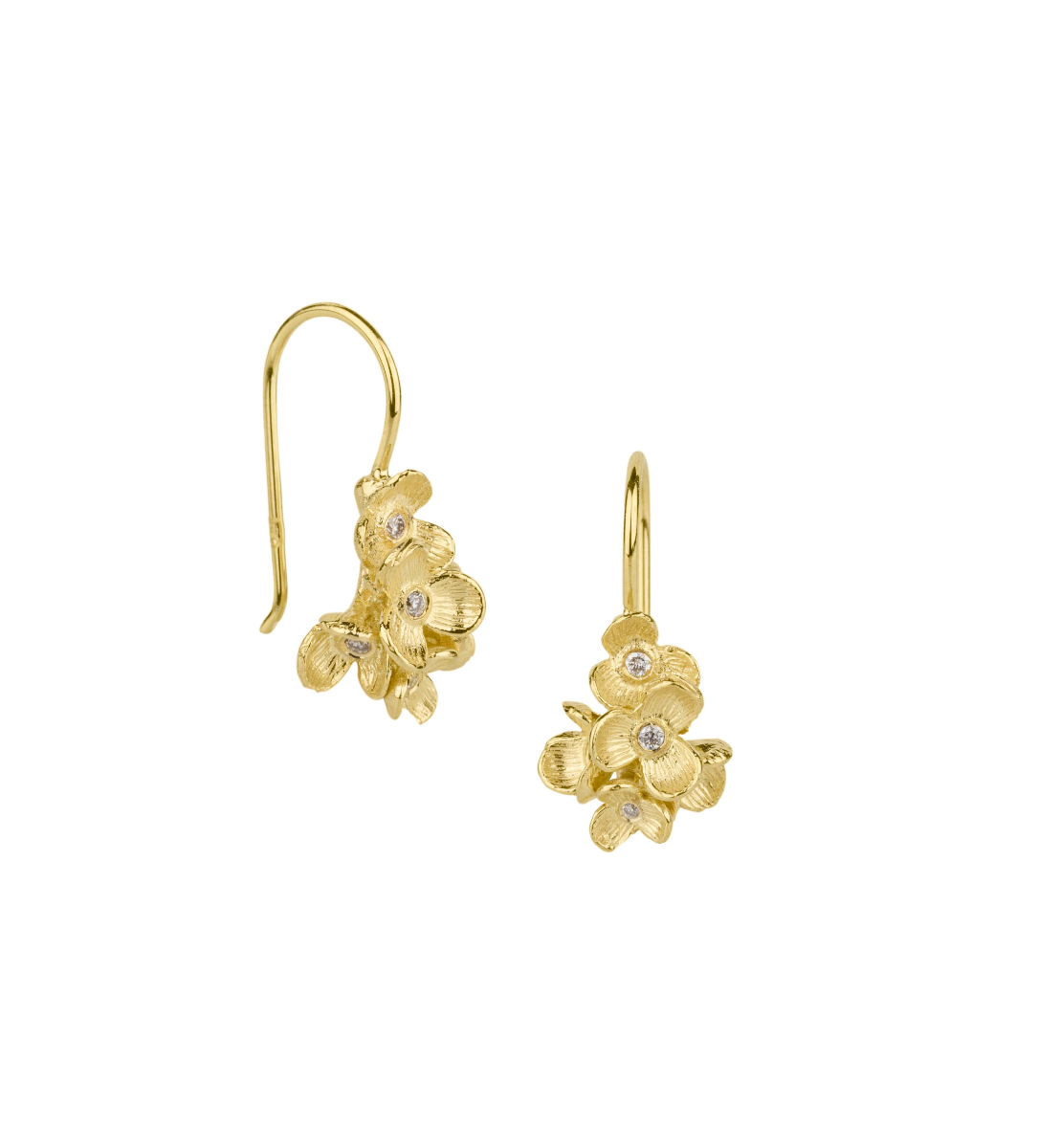 Blooming Bouquet Earrings [18K Gold]