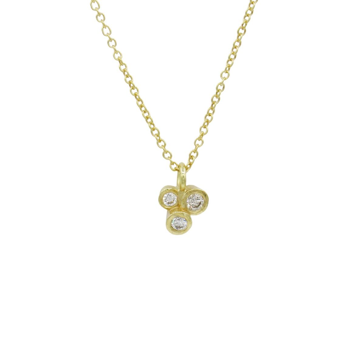 Tri-Knot Necklace [18K Gold]