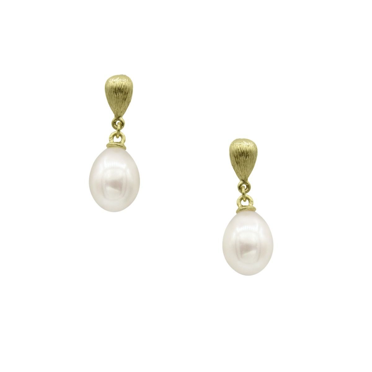 Eternal Love Pearl Earrings [18K Gold]