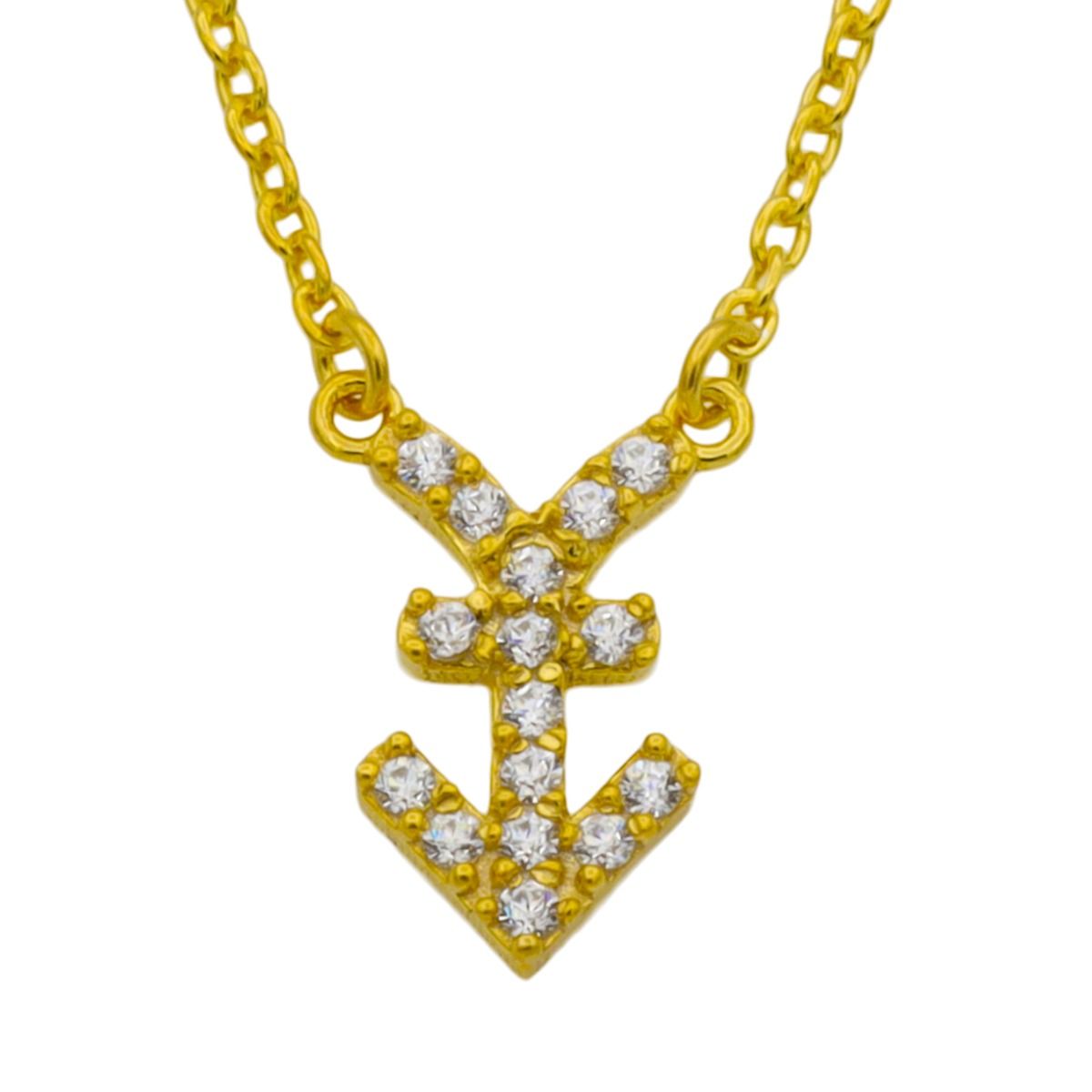 Sagittarius Necklace - Zodiac Sign Necklace with Diamonds [18K Gold Vermeil]