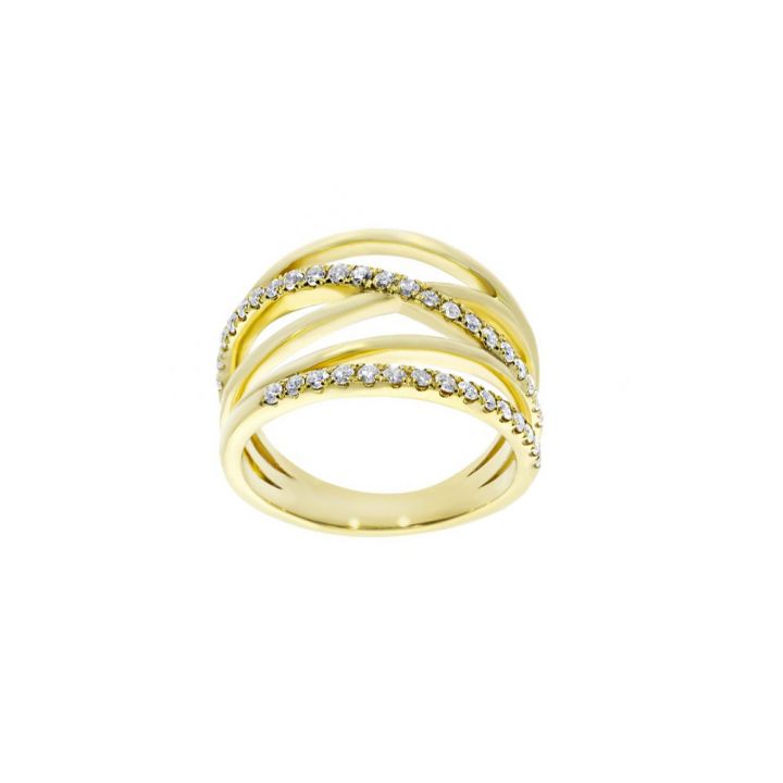Crossing Paths Ring [14K Gold]