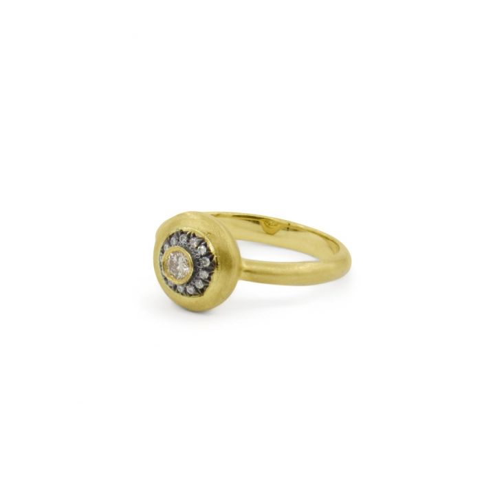 Ever Seeing Dimond Ring [18K Gold]