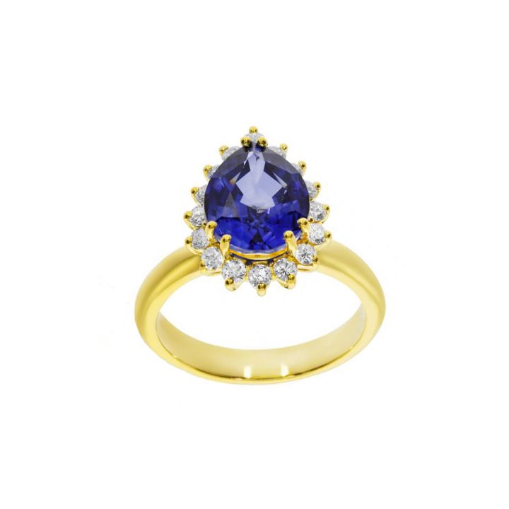 Midnight Sapphire Ring [14K Gold]