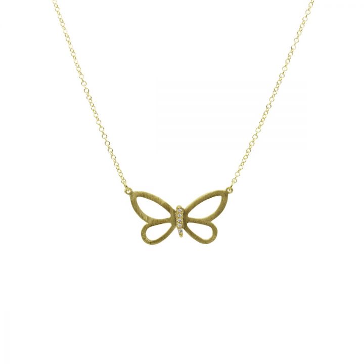 Spread Your Wings Necklace [18K Gold]