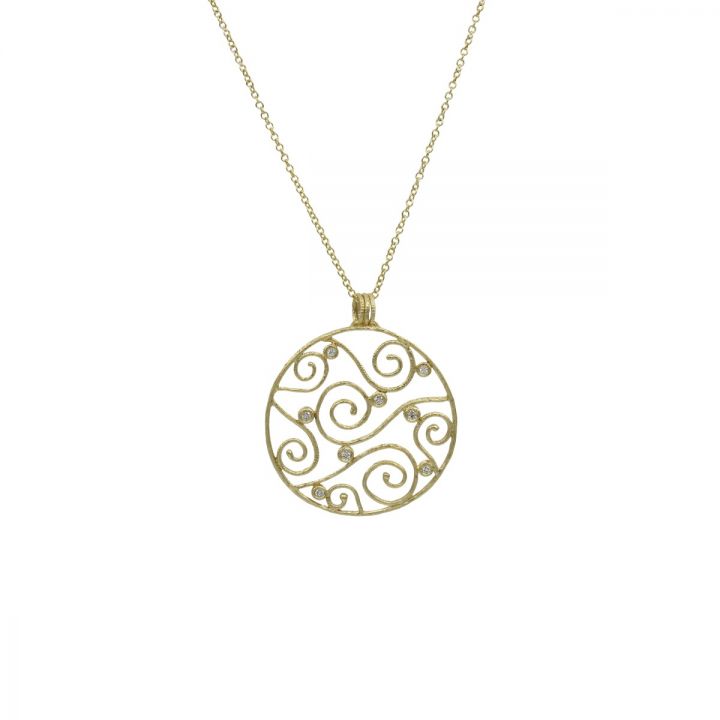 Unbreaking Wave Necklace [18K Gold]