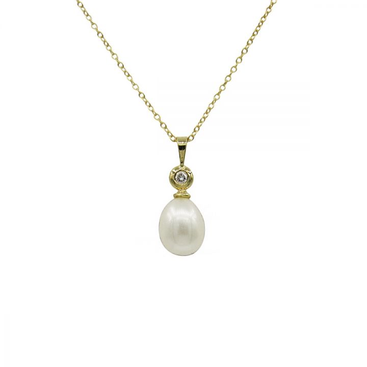 Ever Seeing Pearl Necklace [18K Gold]