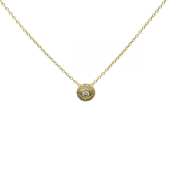 Ever Seeing Diamond Necklace [18K Gold]