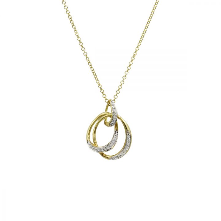 Two Souls Diamond Necklace White Rhodium [18K Gold]