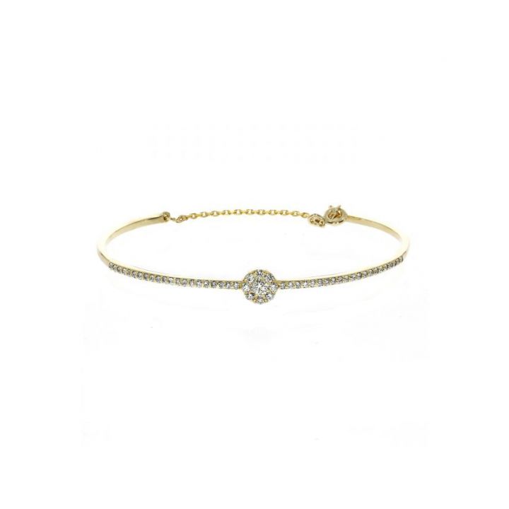 Solo Diamond Bracelet [14K Gold]