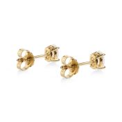 Oval Diamond Stud Earrings - 1.1 ct [14 Karat Gold]
