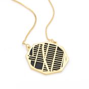 Treasured Place Silhouette Map Necklace [18K Gold Vermeil]