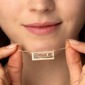 Beloved Spot Map Necklace [14 Karat Gold]