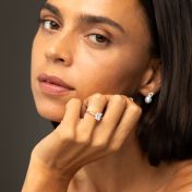 Helena Engagement Ring - Emerald Cut [14 Karat Rose Gold]