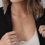 Rounds and Rings Pendant Necklace [18K Gold]